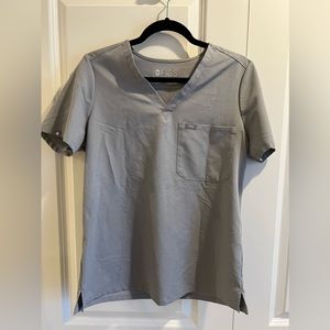 Figs Grey Catarina Scrub Top